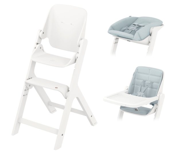 Nesta high chair with newborn, baby & toddler kit